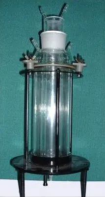 Three-layer photocatalytic quartz reactor
