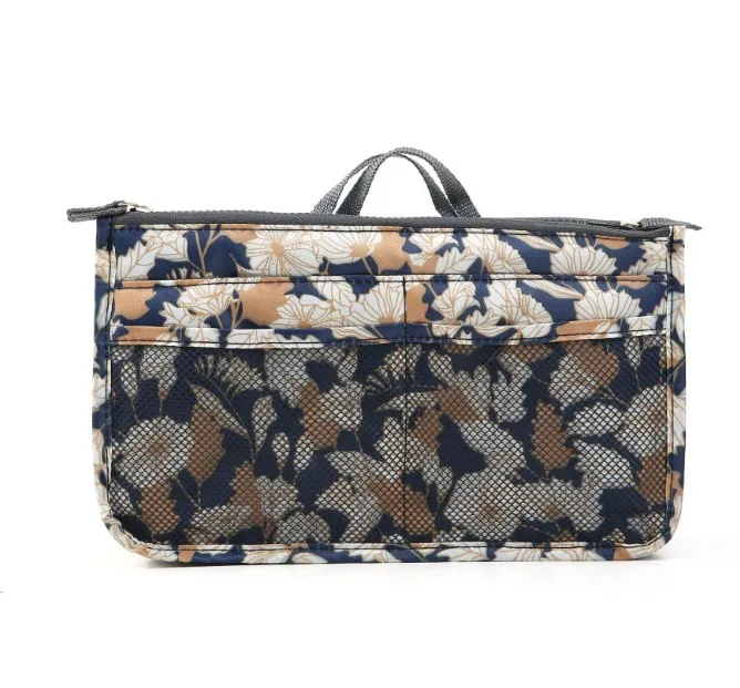 Custom Double Zipper Ladies Cosmetic Make Up Organizer