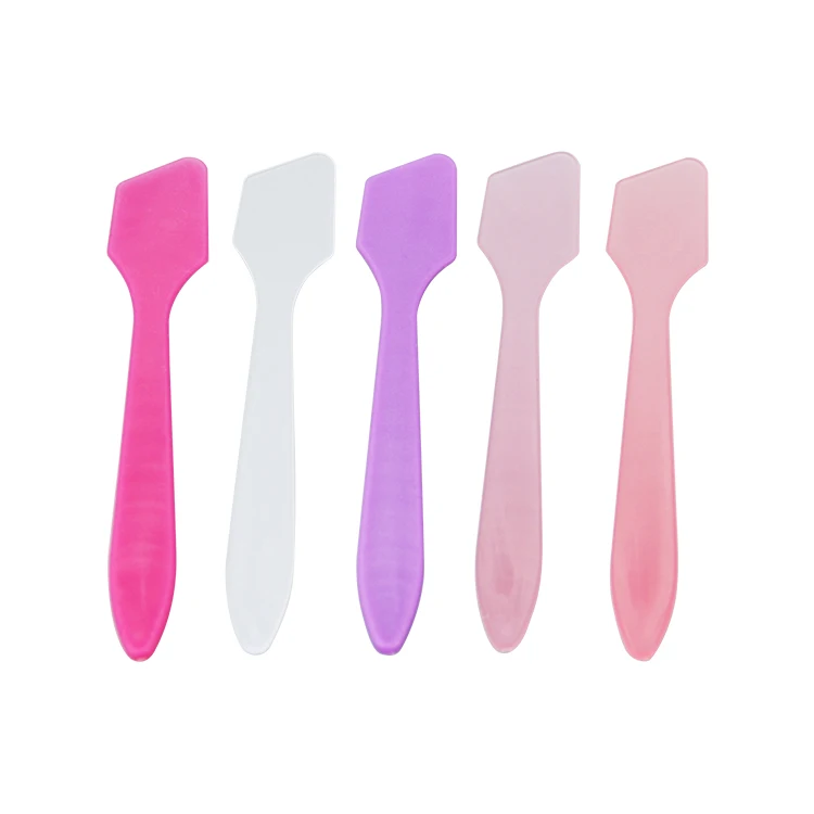 manufacture Cosmetic Spoons plastic Mini Makeup Spatula Scoop Cosmetic Facial Cream Spoon For Women Girls
