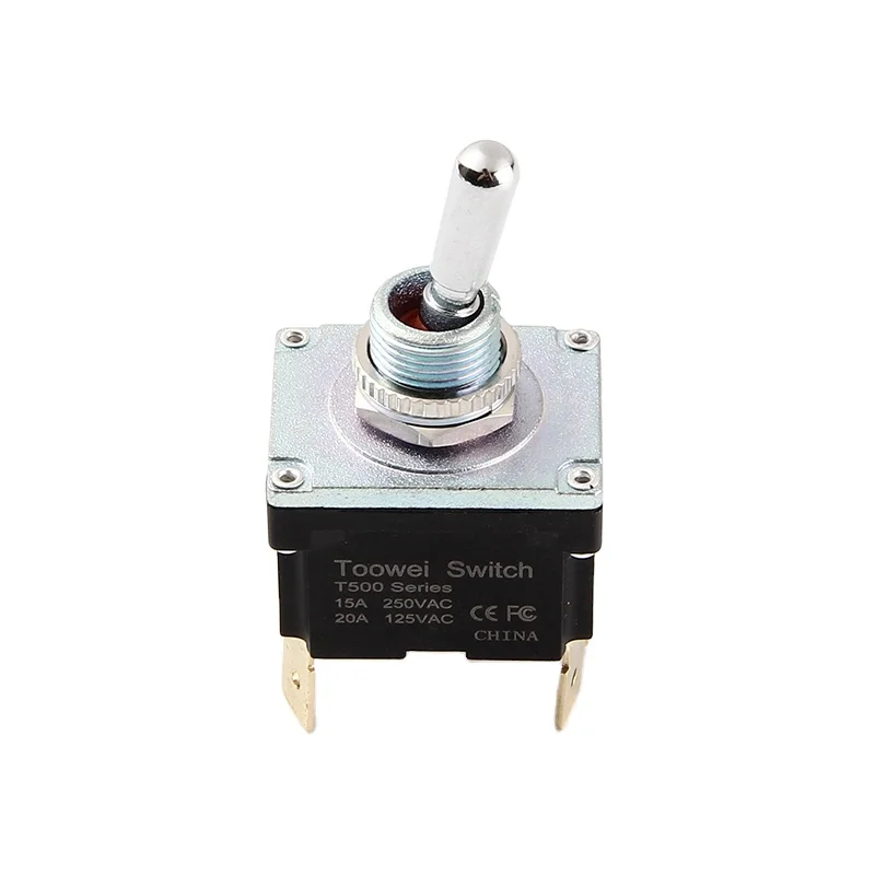 Toowei 2 way 20A 12V spring return on off toggle switch