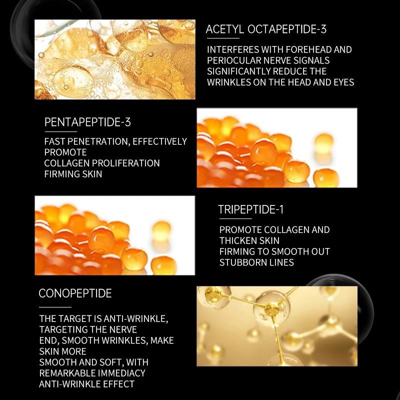 OEM Whitening Moisturizing Face Cream Anti-Aging Anti-Wrinkle Skin Lifting Capsule Serum Caviar Capsules Cream Serum Skin Care