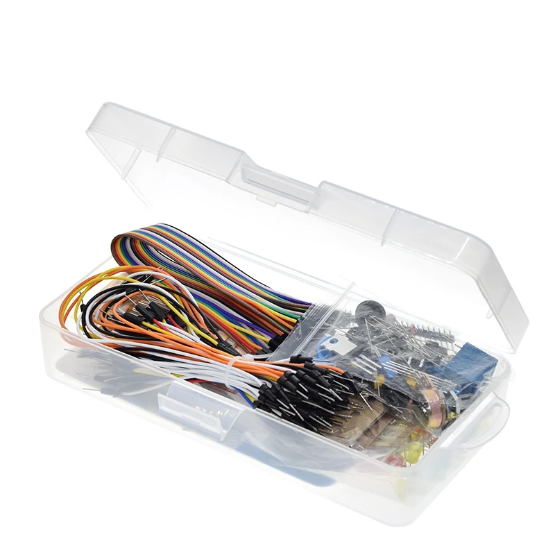 TZT Diy Electronic Component Base Fun Kit For Arduino Raspberry Pi Bundle With Breadboard Cable Resistor,Capacitor