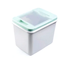 Wholesale 15kg household rice bucket rice storage box plastic kitchen insect-proof moisture-proof sealed dog cat food bucket