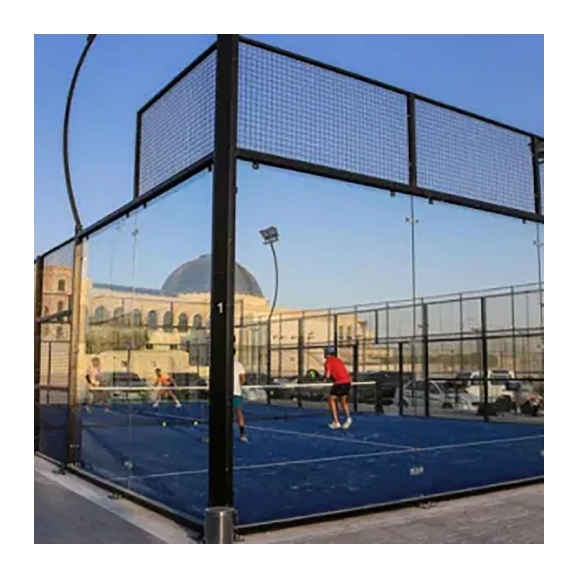 JS Padel Court Exterieur Padel Court Full Set Manufacturer Wholesaler Indoor Outdoor Tennis Court Equipment