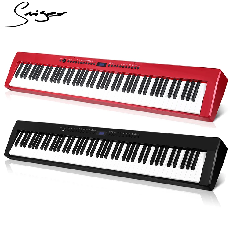 Smiger Professional 88 Keys pianos Pedal hammer digital Weighted Keyboard Electric Piano