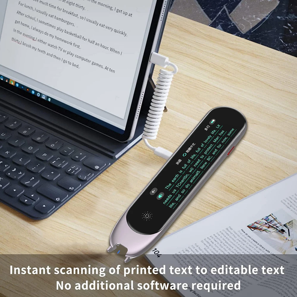 Hot sale scanner read pen translator 12 languages text scanning 112 languages voice translation pen for student