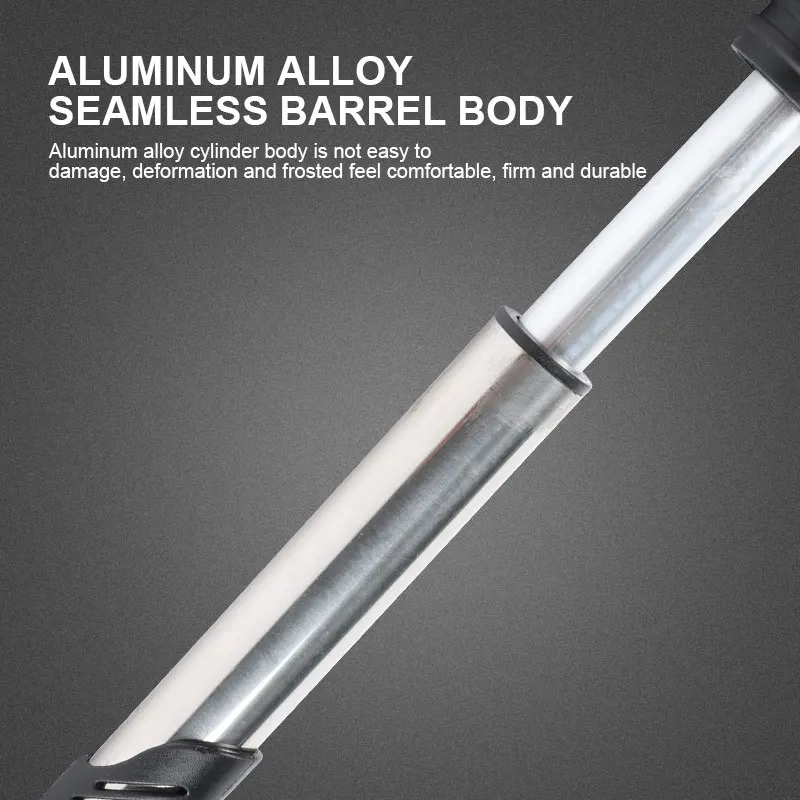 2022 High Quality Bicycle Pump Mountain Bike Vertical High Pressure Pump Tire inflation Valve With Barometer Bicycle accessories