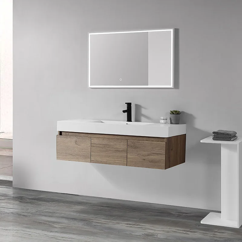 hotel furniture bathroom cabinet vanity sink solid surface stone washing basin