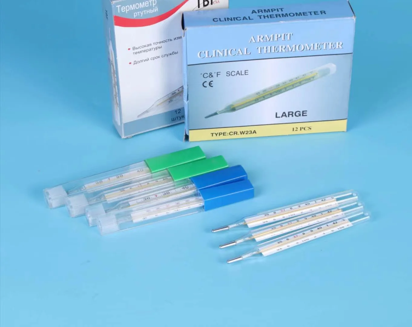 Clinical Thermometer Factory Glass Thermometer Factory Dual Scale Clinical Thermometer