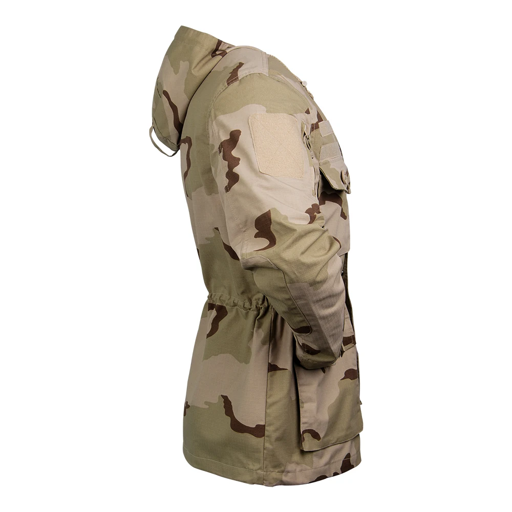 China Cema Camo Windrunner Winter Warm Suit Tri Color Desert Tactical Field Jacket