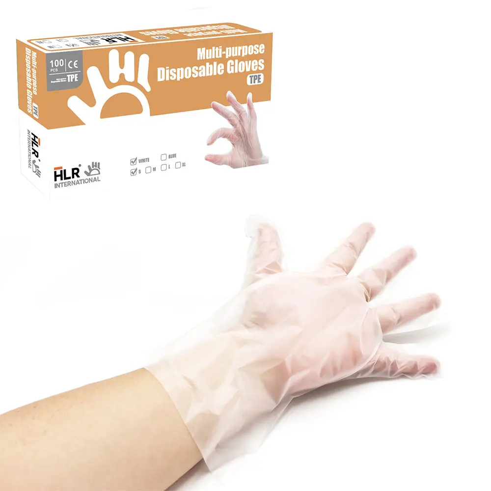 Disposable Plastic Gloves Tpe Plastic Glove