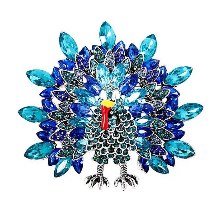 European And American Female Alloy Rhinestone-inlaid Geometric For Men Beauty Head Best Selling Football Pins Brooch