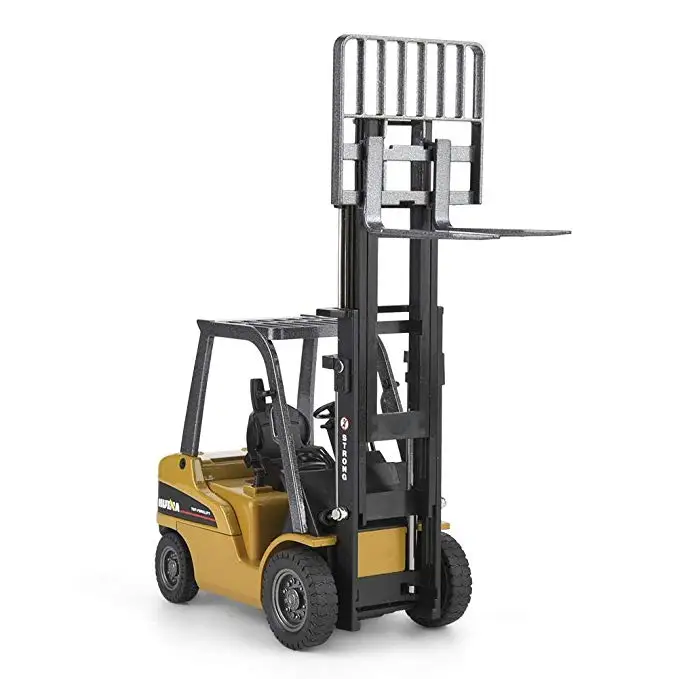 New 1/50 Alloy Engineering Car Toys Diecast Forklift For Huina 1717 Forklift Model Toy Children Birthday Gifts Toys