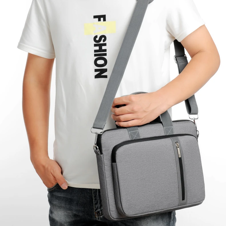 Custom Cheap Recycled Business 14 15.6 13.3 Inch Ladies Waterproof Women Men Messenger Shoulder Laptop Bags for Computers