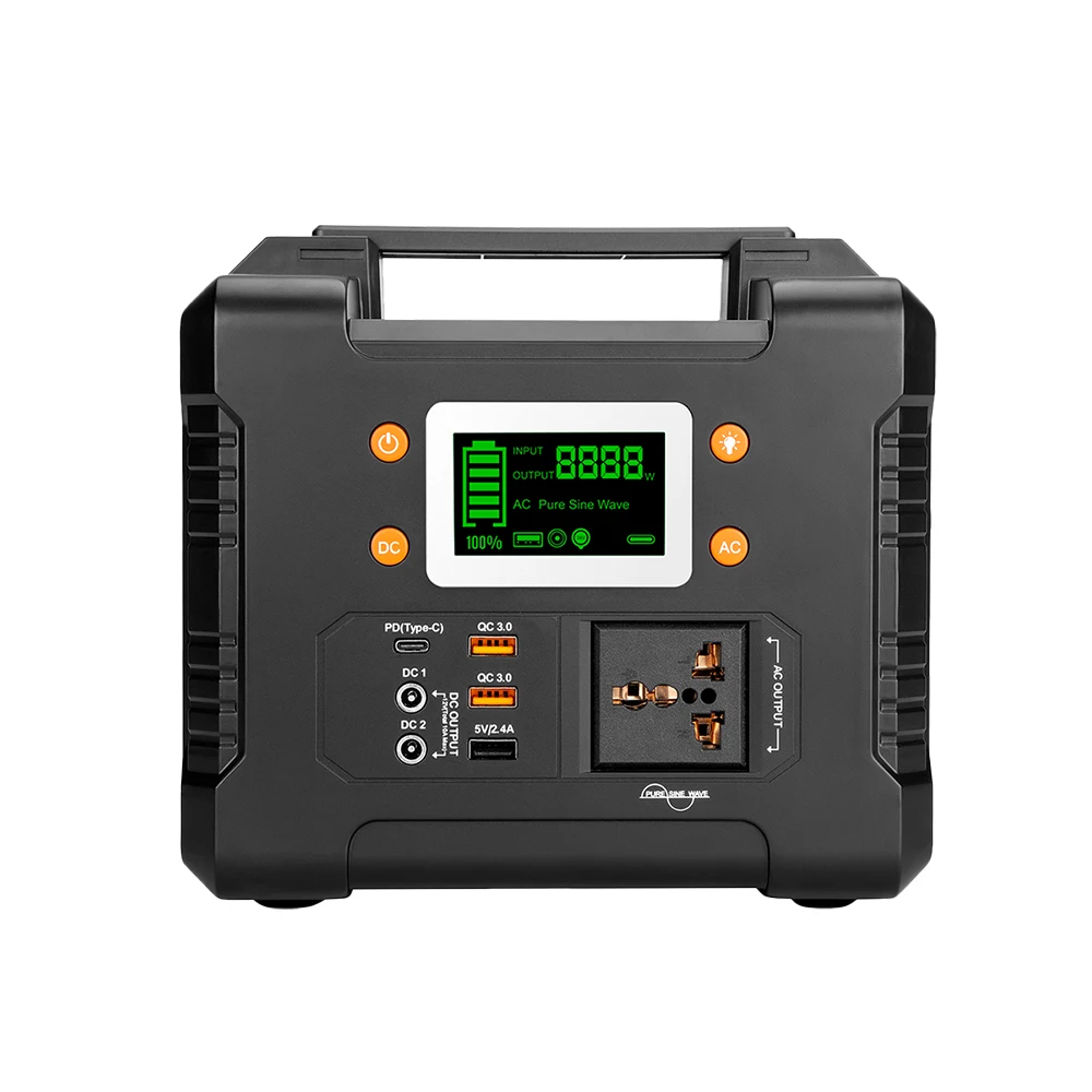 Factory 300Wh Portable Power Station Solar Energy for Outdoor Activity Sport Hunting Shooting Camping Hiking Journey Party