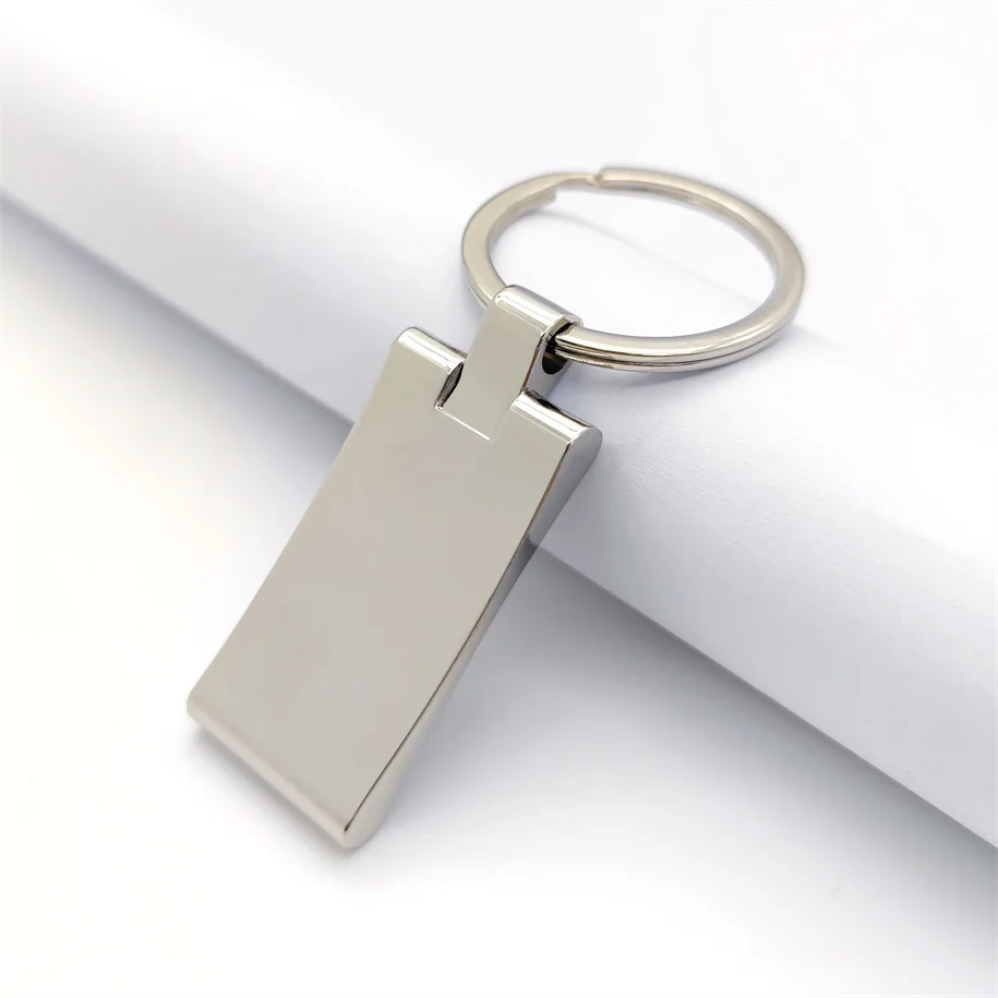 Most popular Keychain Keyring Holder Sublimation Blank metal Key Chain