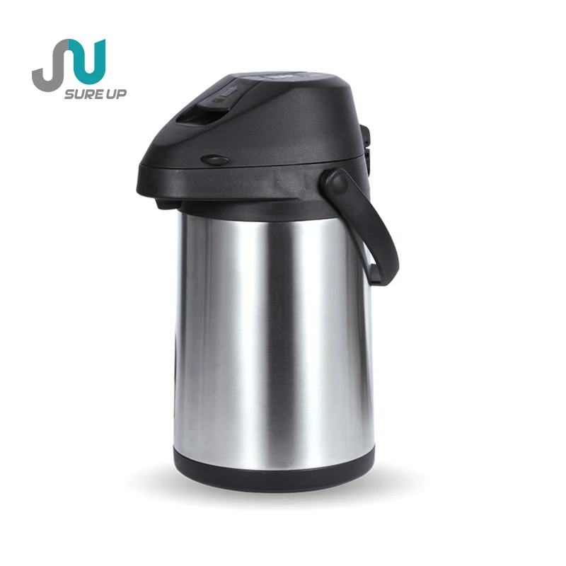2.5L Thermos Airpot Pressure Jug Double Wall Stainless Steel Vacuum Airpot Termos Coffee Pot