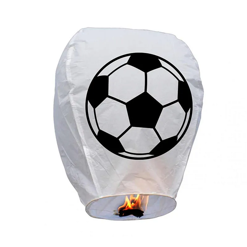 
Custom Environmentally Friendly 17G Flame Retardant Kraft Paper Wax White Oval Kong Ming Lantern OEM 