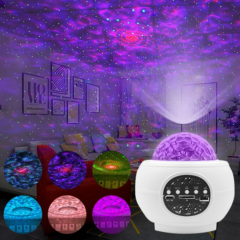 Hot-selling sound active remote control bluetooth speaker timeable stage lights for ktv dj disco