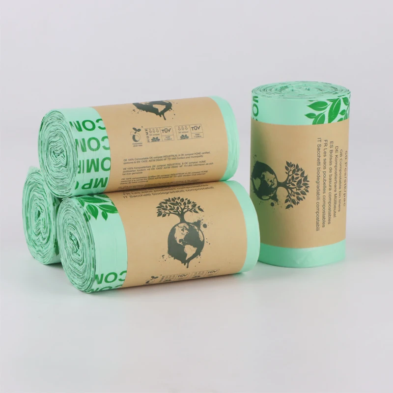 Recyclable Office Waste Bag Biodegradable Disposable Household Plastic Garbage Trash Bags Bin Bag Refuse Sacks