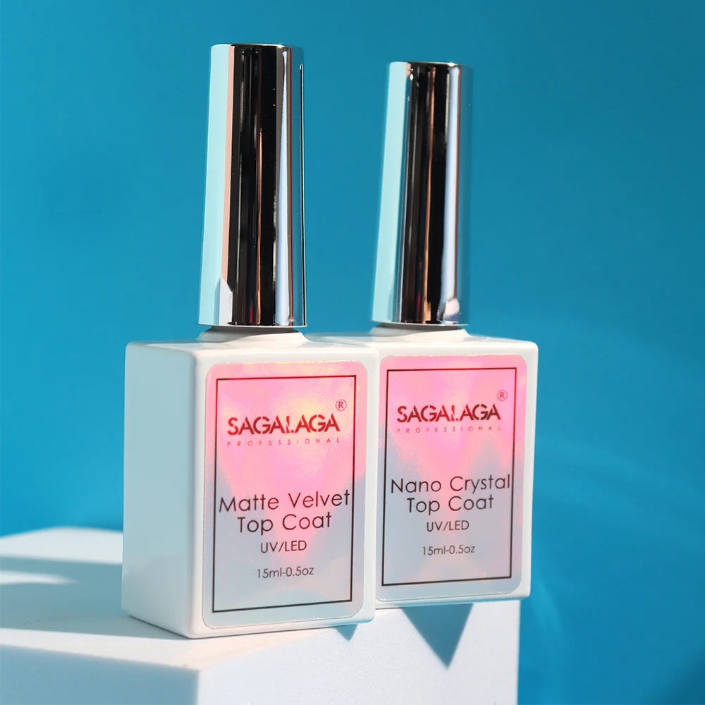 Gel base and top coat no wipe diamond  top coat high shine uv gel polish