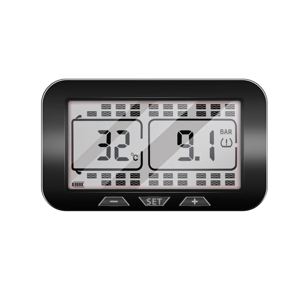 Supplier Wholesale Auto Truck TPMS Wireless Tire Pressure Monitoring System with 6 external sensors can match up to 22 tyres