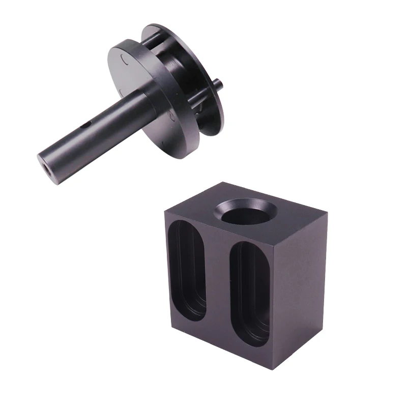 Custom CNC Machining Steel Bracket Black White Green Powder Coating Black Oxide Cnc Steel Bracket