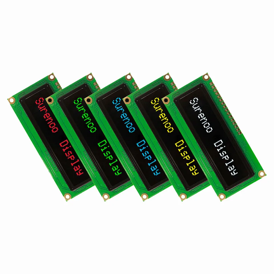 Реальный OLED-дисплей, 80X36 1601 161 16X1 символьный ЖК-модуль дисплей LCM экран панель WS0010 Параллельный Последовательный SPI