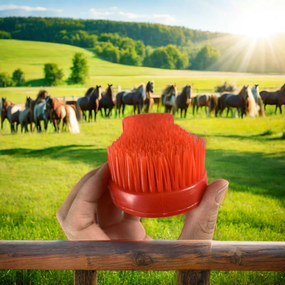 Durable Magic Horse Brush in PE Material Wholesale for Grooming
