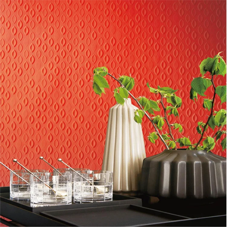 Modern Minimalist Nordic Style 3D Wall Covering Milk Fiber Surface Texture for Bedroom Living Room Lobby Wall Decoration