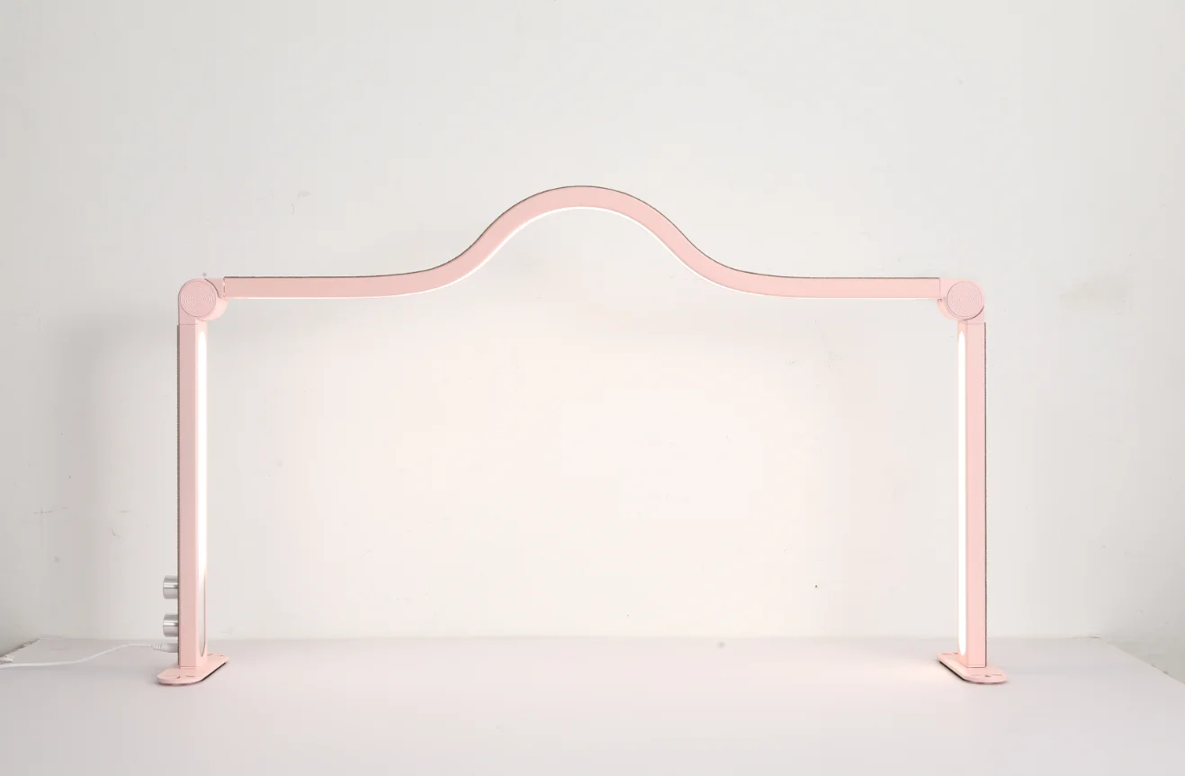 BIN 2024 48W Foldable Square desk table lamp beauty lamp nail lamp LED gel nail light for nail polish