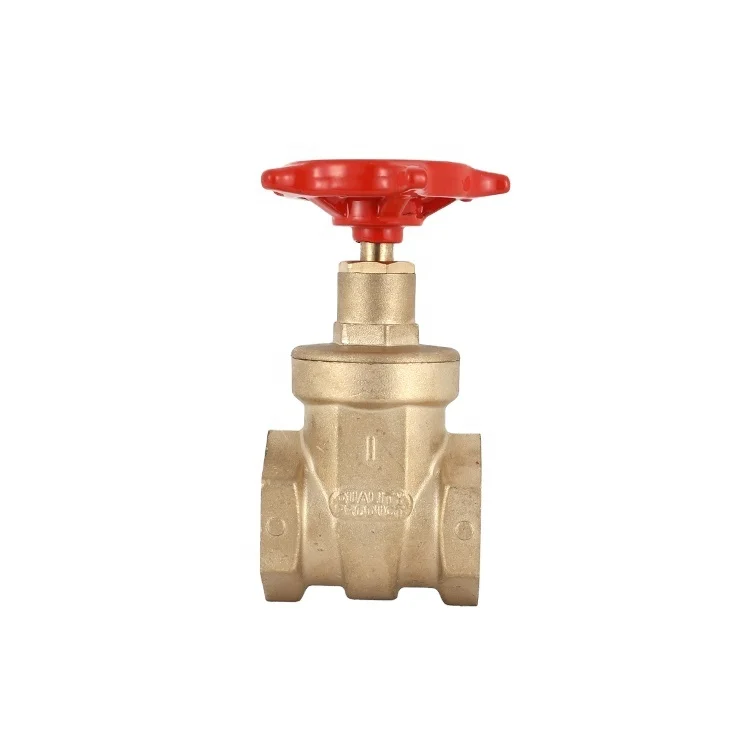 LIRLEE High Quality Brass Gate Valve 1/2 Inch 3/4 Inch 1 Inch  Copper Brass Water Gate Valve