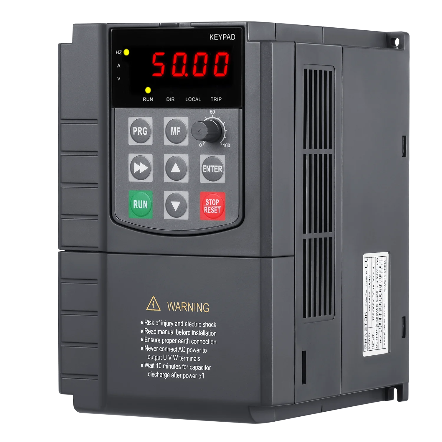 GEYA AX300-004G/5R5P-T4 380 В/4 кВт AC инвертор солнечного насоса ip55 с входным переменным током 2 vfd 3 фазы