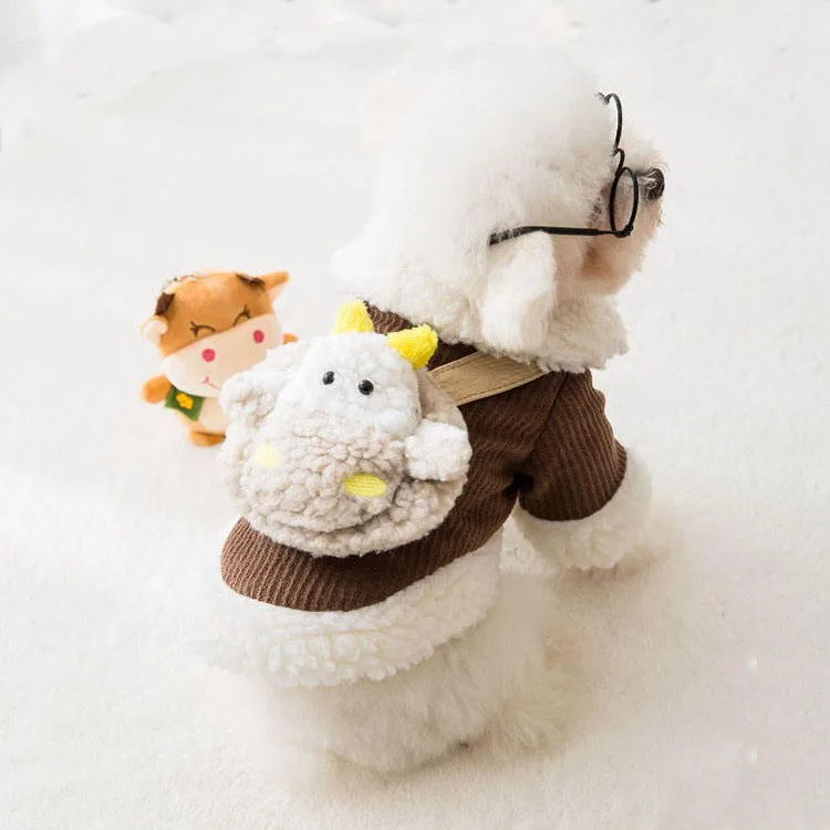 Wholesale China Luxury Autumn And Winter Cute Warm Cotton Pet Dogs Accessories and Clothing