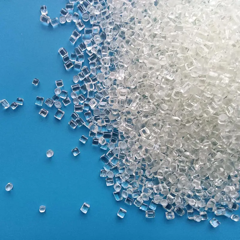 Grs Certified Semi-Matte Chemical Method for Recycling Recycled Pet Bottle Grade Chips for Cosmetic Bottles PET Resin