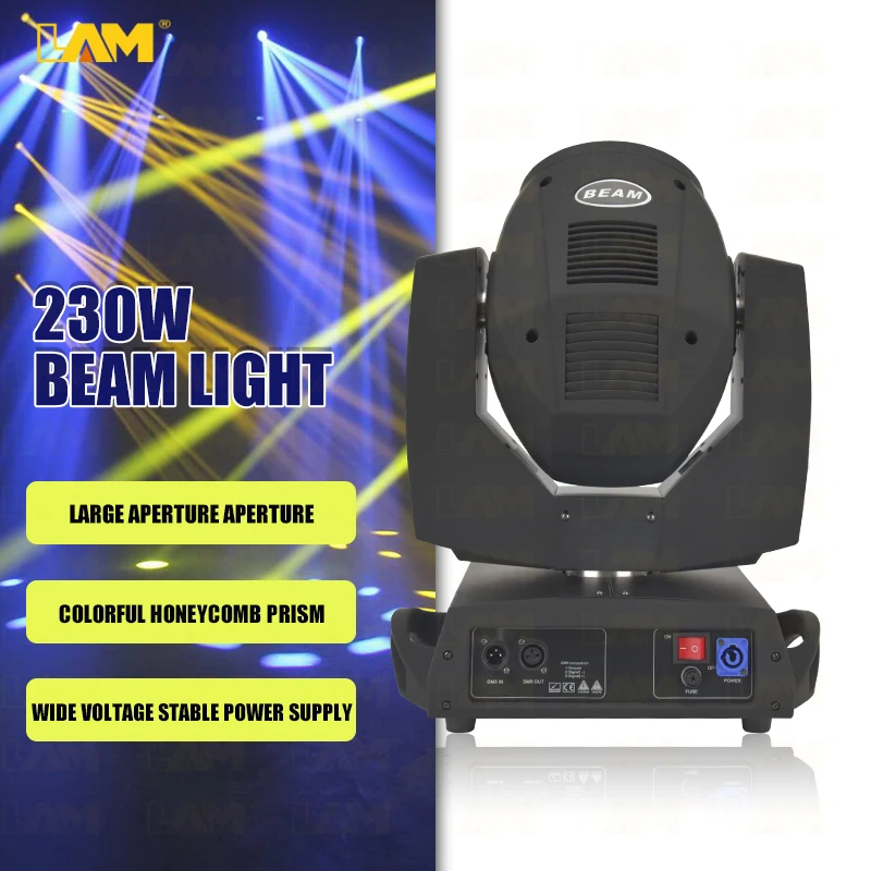 Stage Lighting Equipment Moving Head Sharpy Beam Lights 230w 7r For Night Club Party DJ Disco