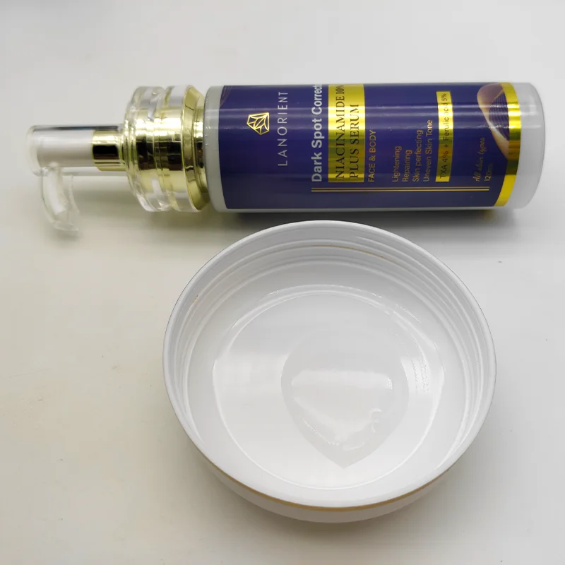 Private Label Natural Organic Vegan 10% Nicotinamide Skin Brightening Pigment Correction Facial Serum For All Skin Types