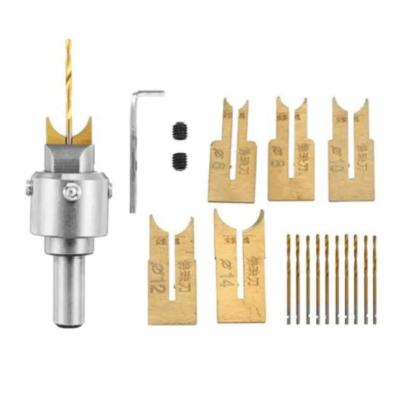 Detachable Buddha Bead Bit Carving Cutter for Solid Carbide CNC Router Bits Wood Woodworking Mill Cutter