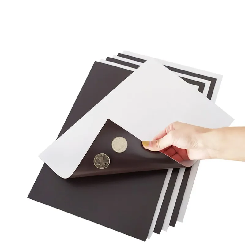 Strong Flexible Self Adhesive Rubber Magnetic Inkjet Print Sheet  297x210mm A4 Fridge Magnet For Craft