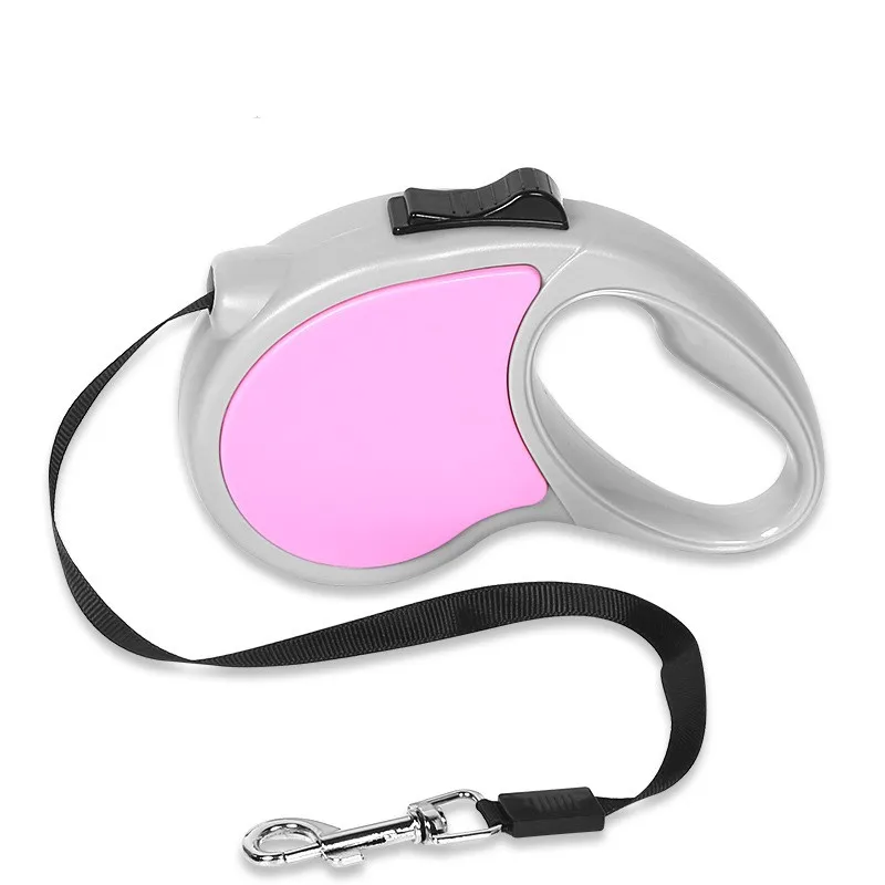 Wholesale Simple Pet Leash Two-color Abs Automatic Tractor Dog Leash For Walking Dog