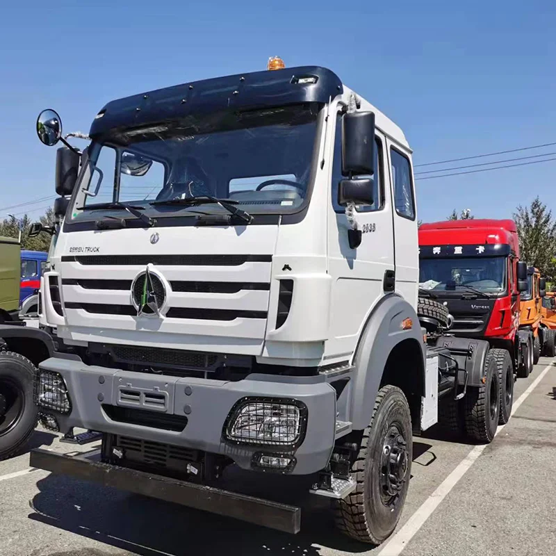 X6000 Gas NG80 Cab 6*4 Used  Beiben Heavy Tractor Truck For Congo