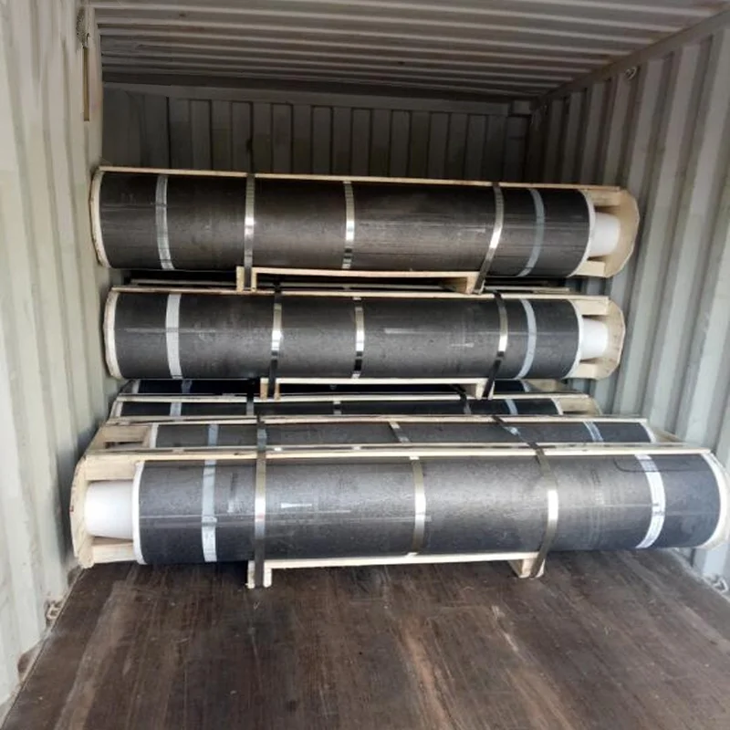 D250 D300 D400 UHP graphite electrodes with nipples