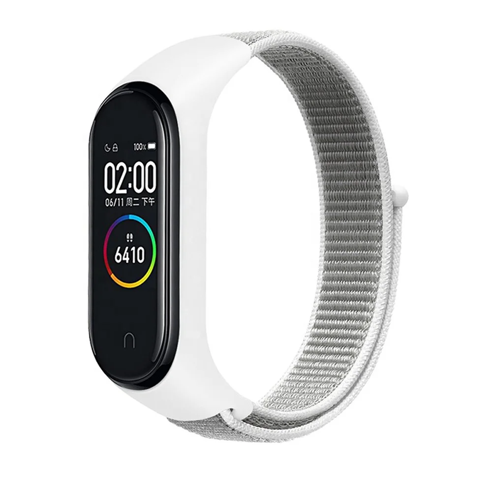 Tschick MI band 4 Strap for xiaomi mi Band 4 3 Sports Nylon Watch Strap Breathable Bracelet Watchband Smart Watch Accessories 4
