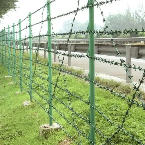 complete in specifications  Railway barbed wire fence stainless steel knife barbed wire barbed rope