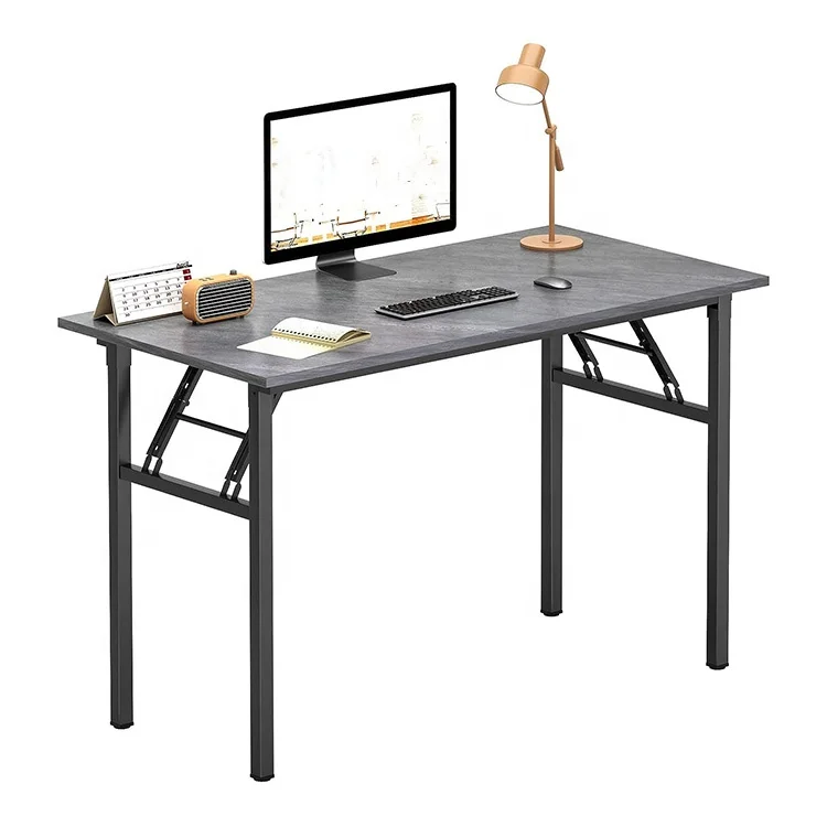 Wholesale Modern Temporary Office Desk Sturdy Foldable Computer Gaming Table Bedroom School Simple Notebook Desktop Home Office