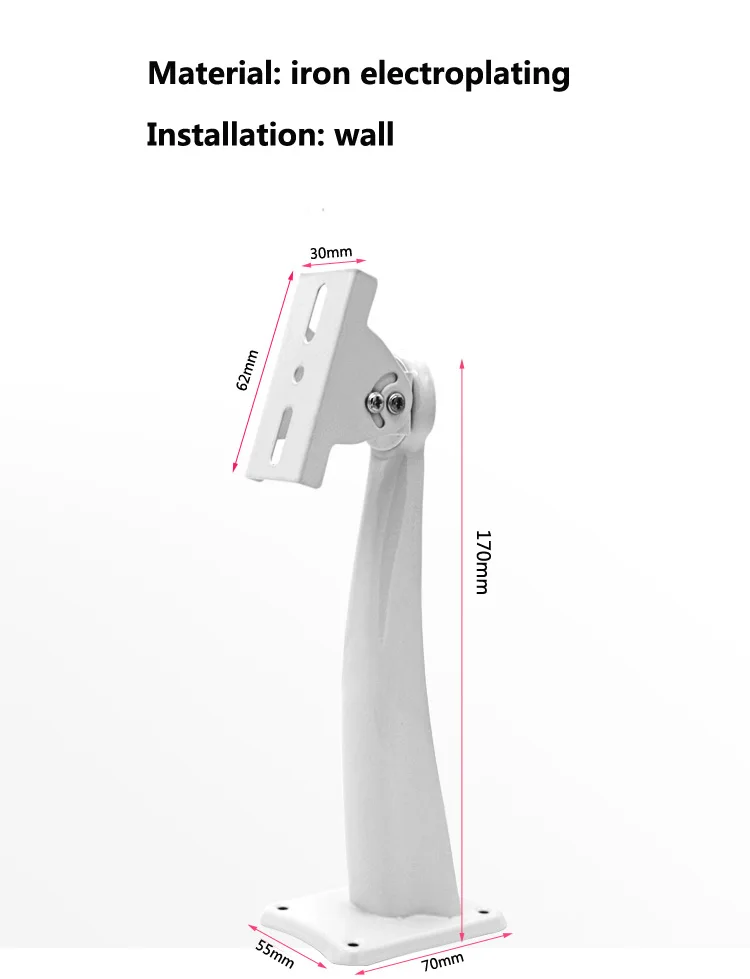 19cm Length Metal Stand CCTV Camera Wall Mount Bracket Support for Security Zoom Box Body Bullet Camera & Housing Enclosu