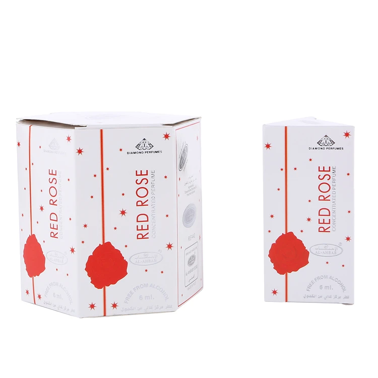 JYOLU442 Red Rose 6ml roll-on concentrated oil perfumes  mini arabic fragrances