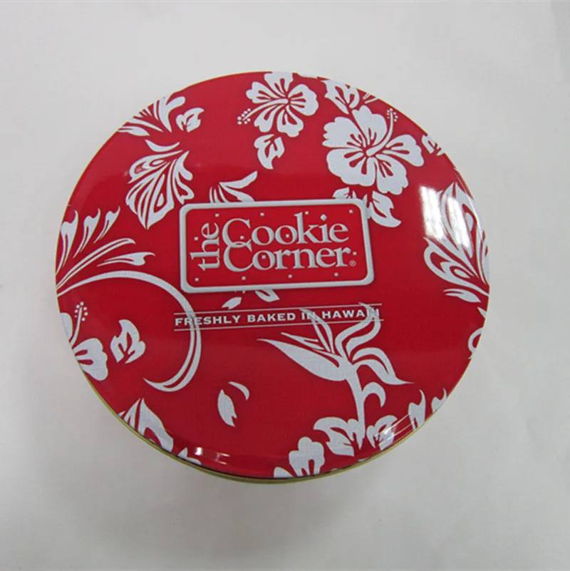 Hawaii  cookies corner brand  biscuit  tin box  cracker box food tin box with custom printing
