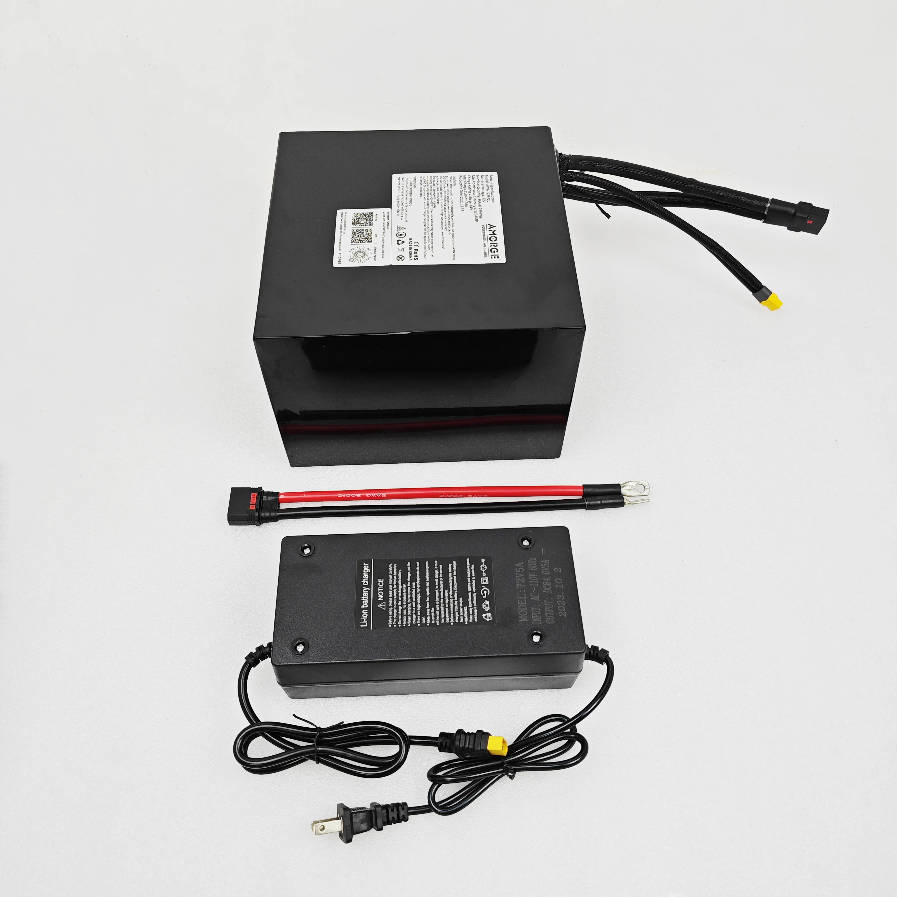 AMORGE 72V 36AH 220AMP литиевая батарея с ANT Bluetooth BMS