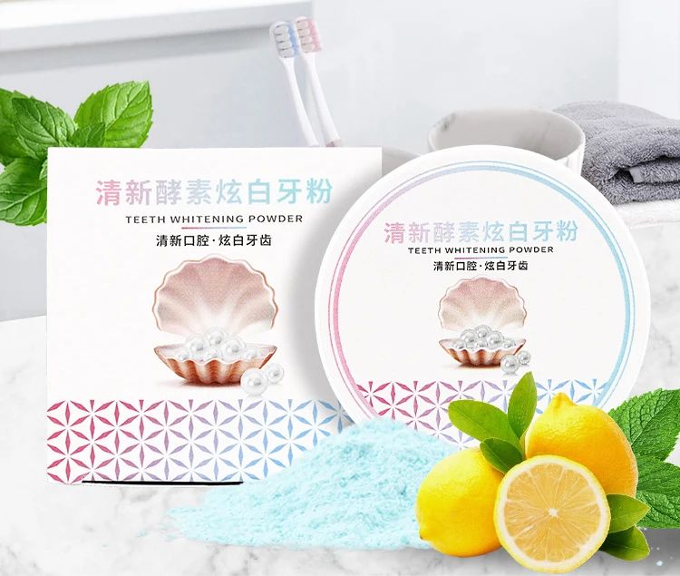 New Tooth Powder Natural Baking Soda Strength Teeth Whitening Powder Tooth Cleaning Powder For Anti-cavity Private Label